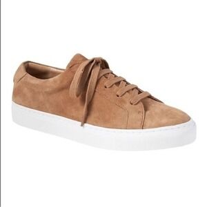 Banana Republic Suede Tennis Shoes in Caramel Tan Sz 8